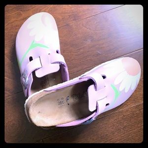 Birkenstock Birki’s Lavender Daisy Clogs